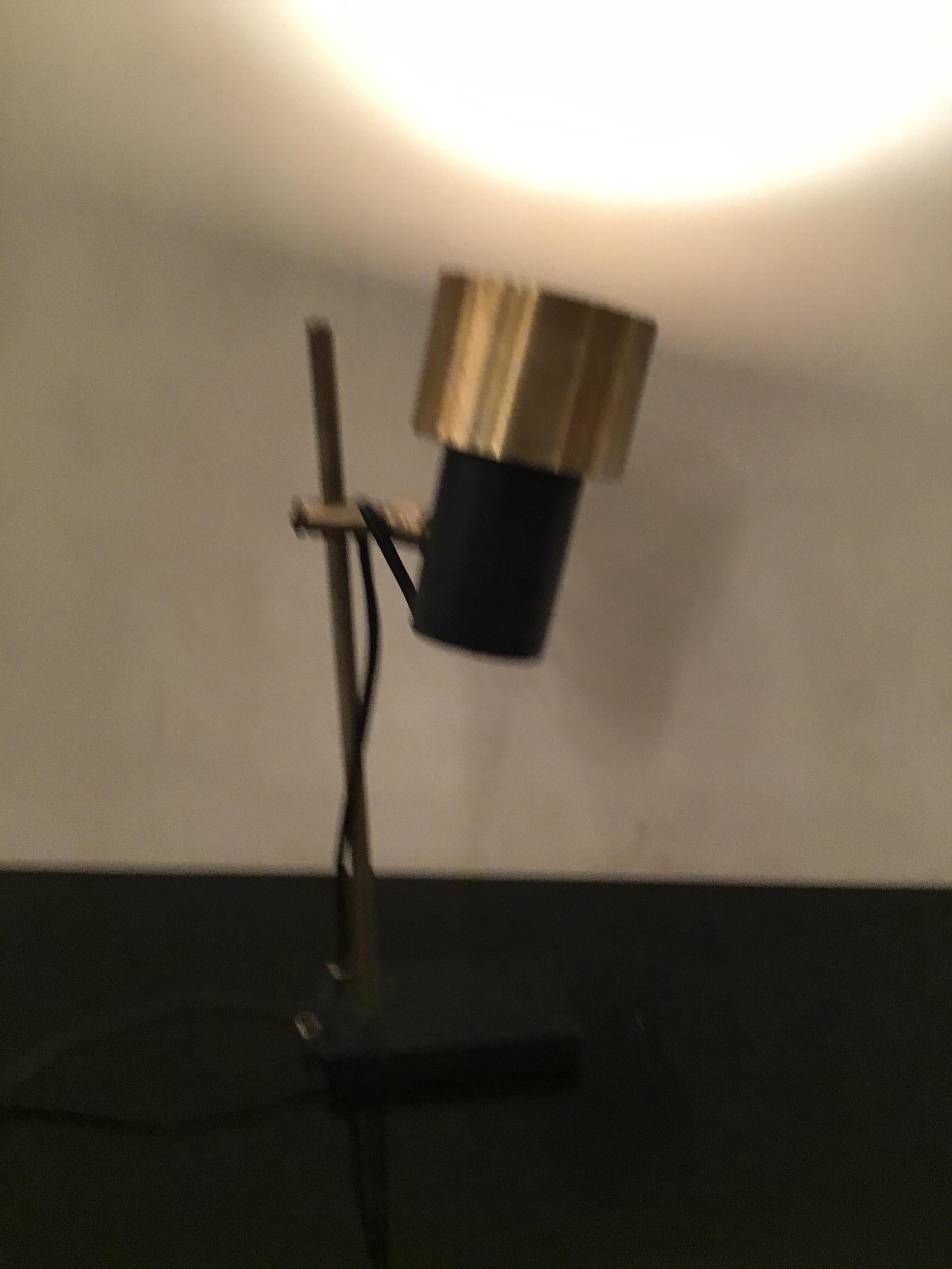 Verre de Murano Lampe de bureau Stilux en métal et métal, Crome 1950, Italie  en vente