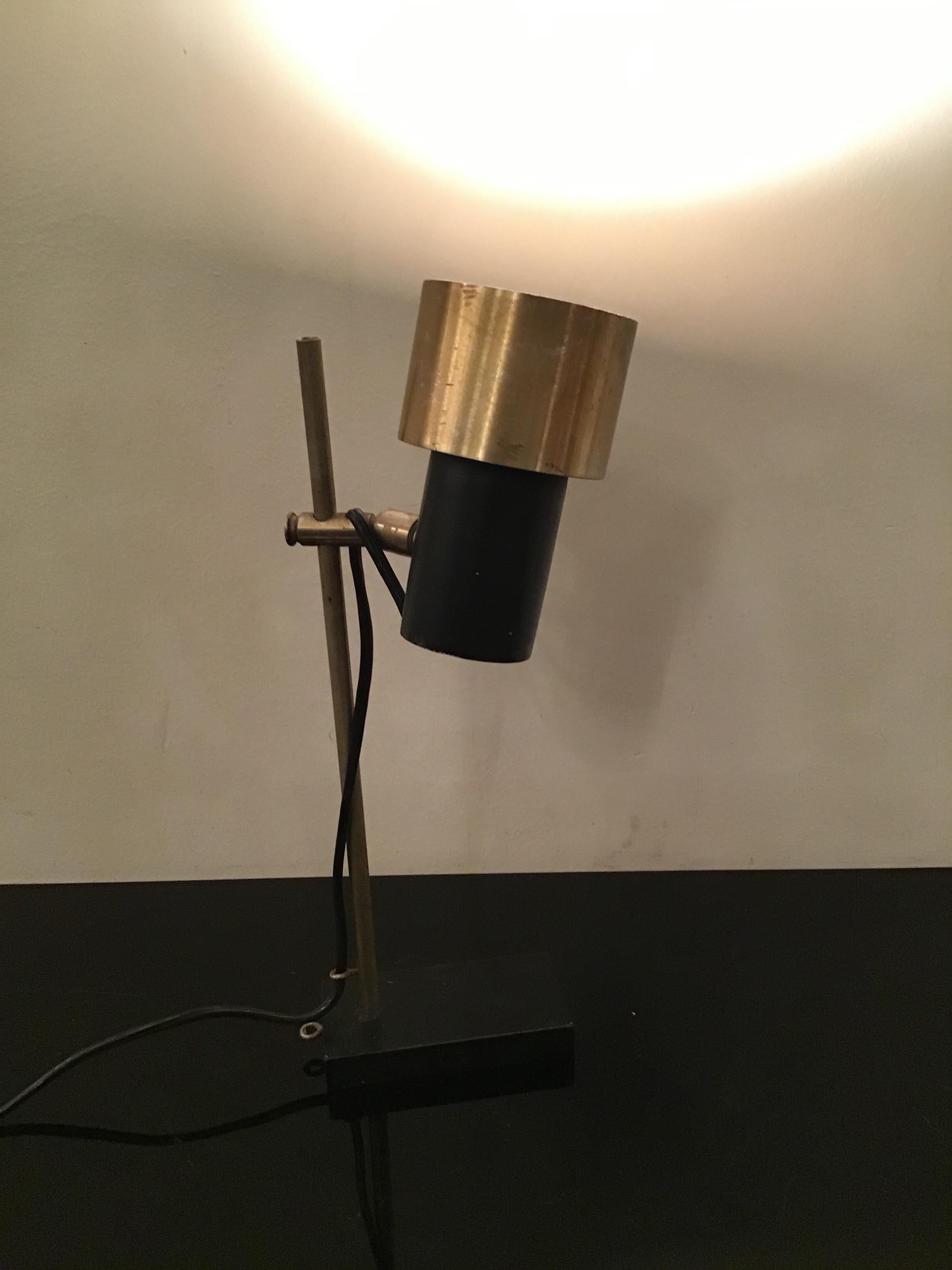 Lampe de bureau Stilux en métal et métal, Crome 1950, Italie  en vente 2