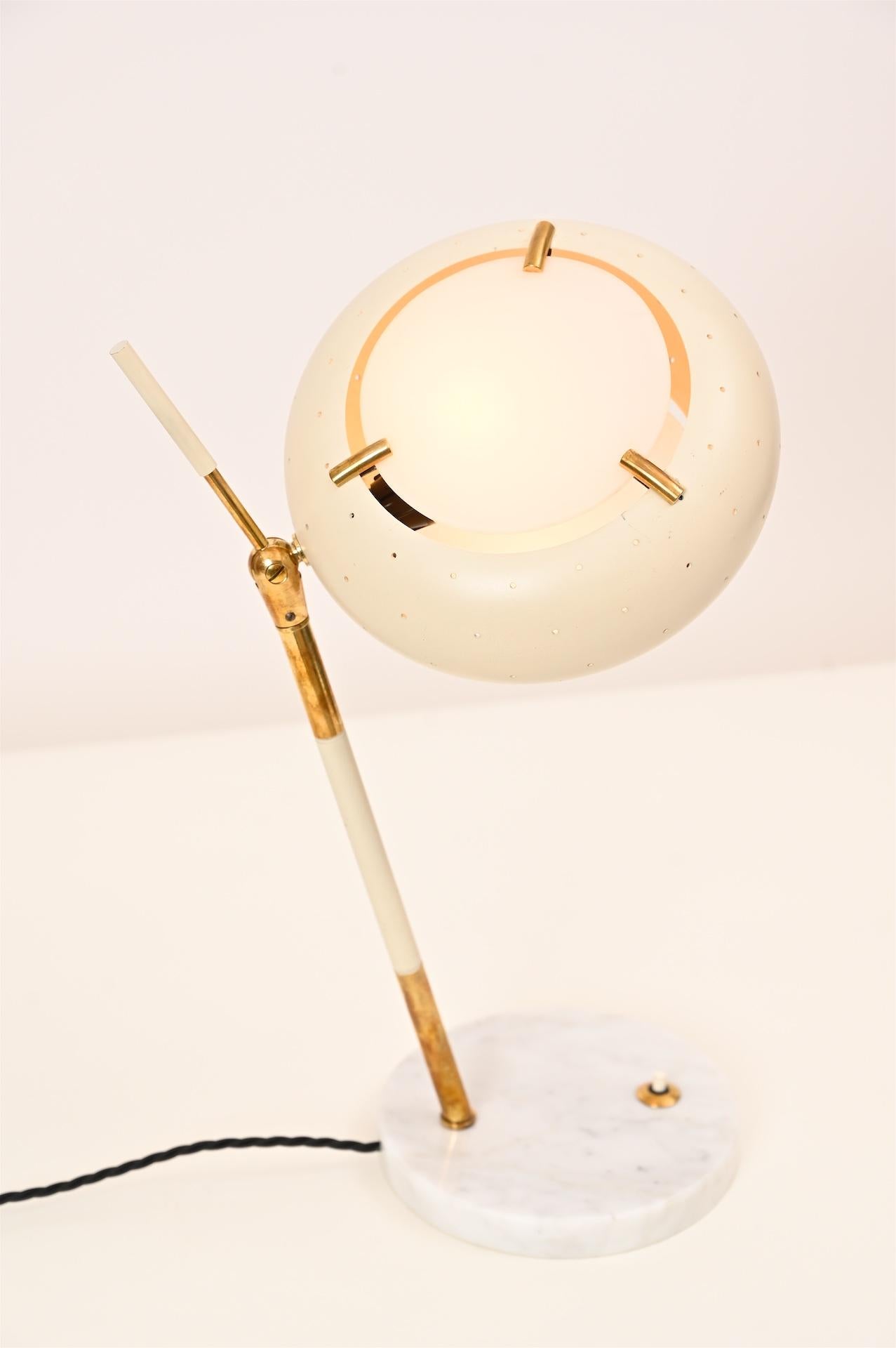 Italian Stilux Table Light, circa 1950