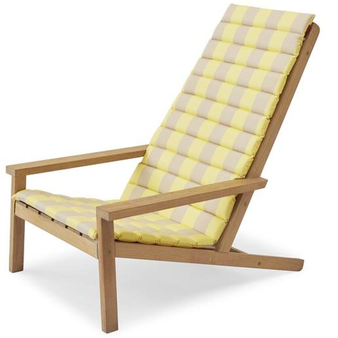 Stine Weigelt Outdoor 'Between Lines' Teak Lounge Chair for Skagerak For Sale 3