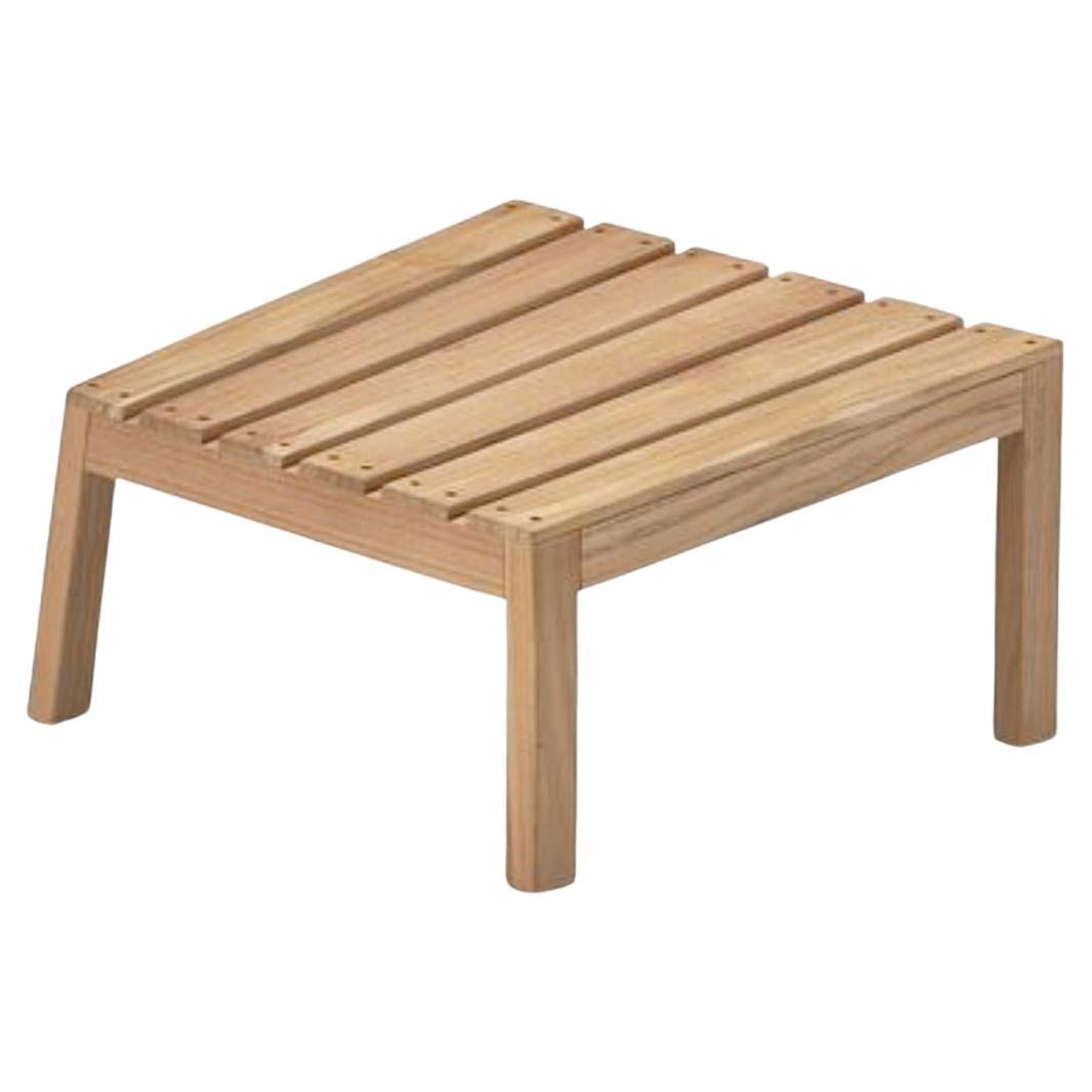 Stine Weigelt Outdoor 'Between Lines' Teak Stool for Skagerak