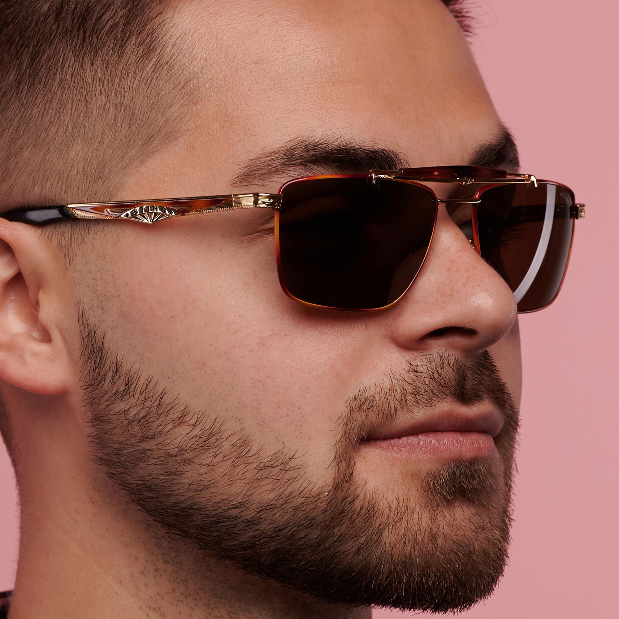 Vintage-Sonnenbrille mit Sting aviator 2