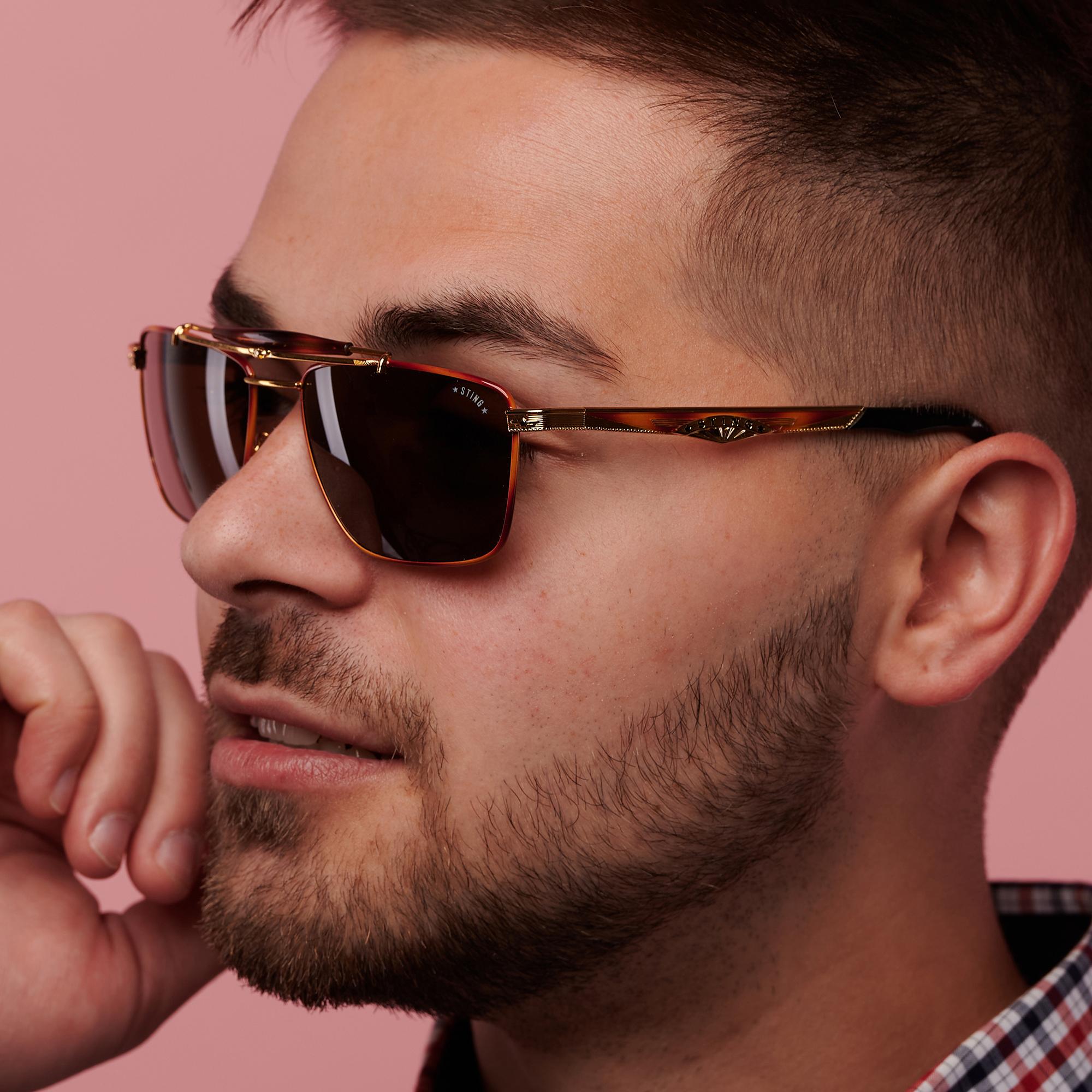 Vintage-Sonnenbrille mit Sting aviator 3