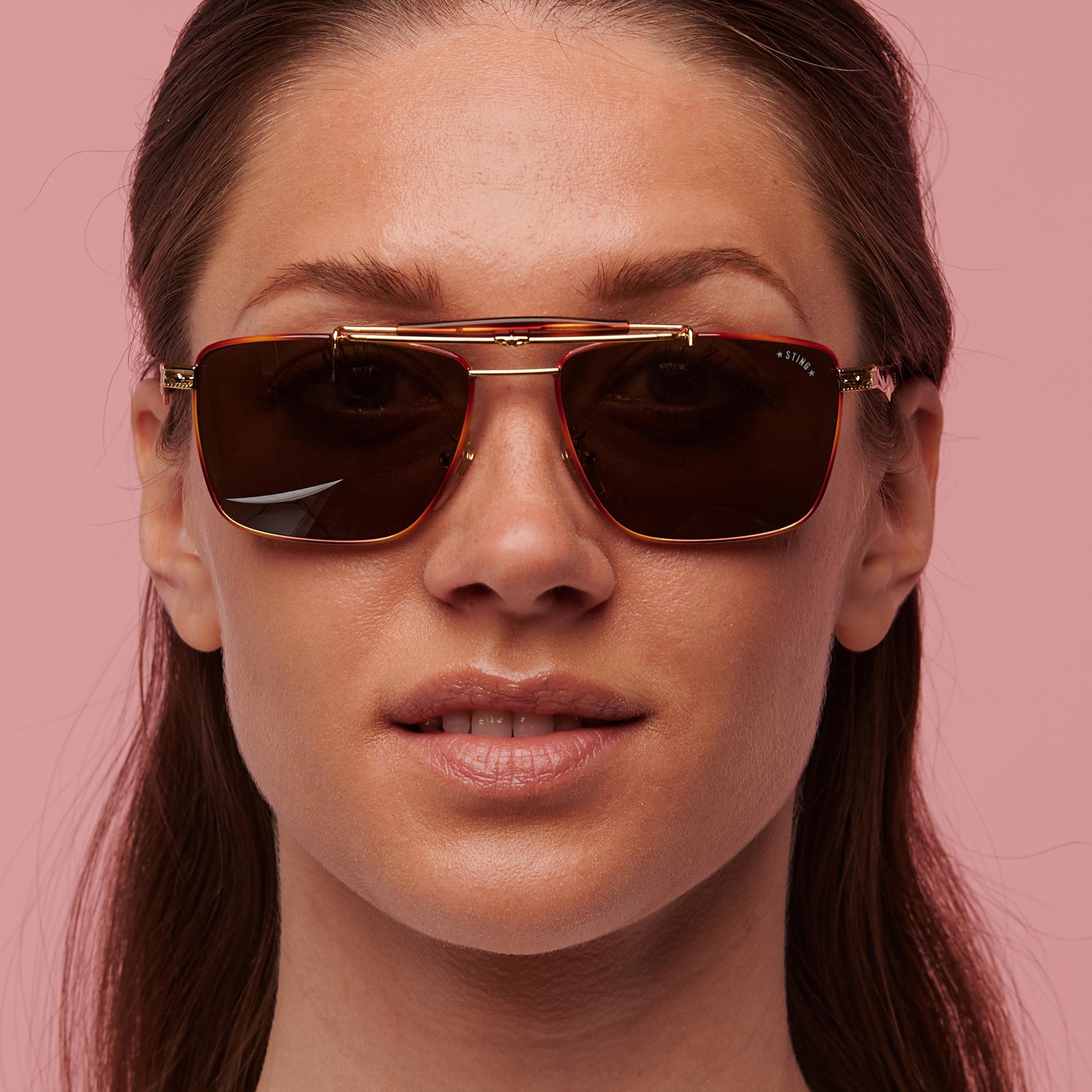 Vintage-Sonnenbrille mit Sting aviator 4