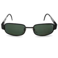 Sting black rectangular sunglasses, Italy 90s