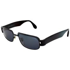 Sting black vintage sunglasses, Italy 90s