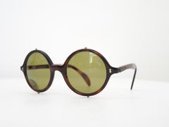 Sting 1990s Brown Unisex Sunglasses with Classic Design Features