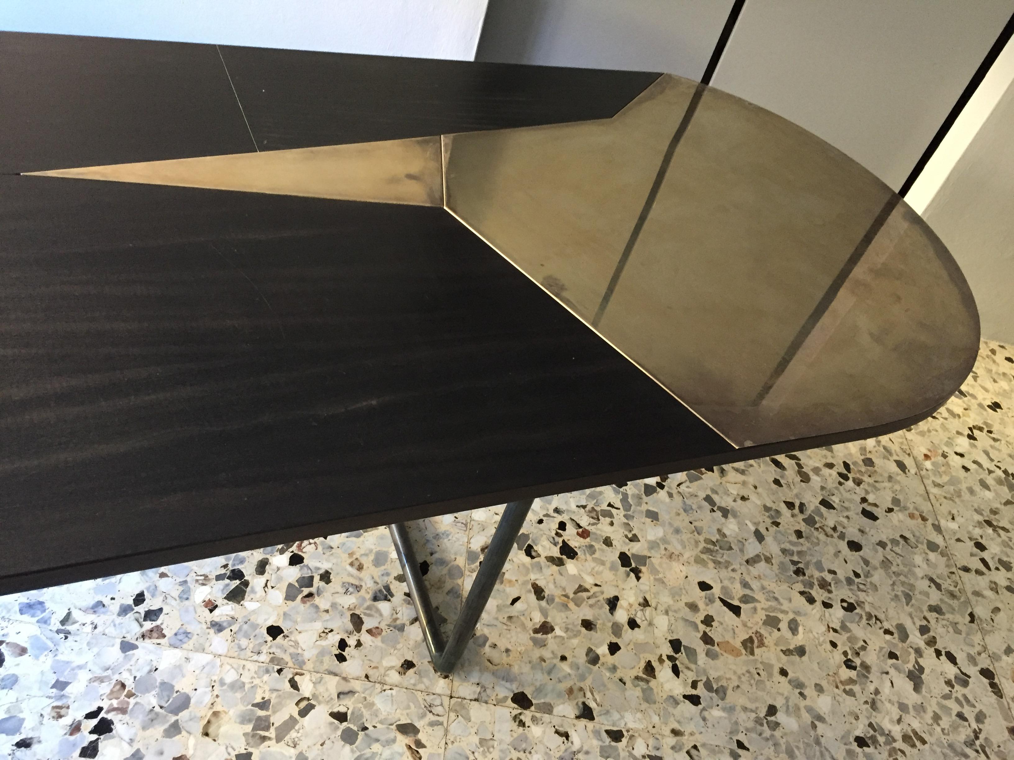 Painted Sting, Contemporary Dining Table For Sale
