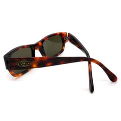 Sting narrow tortoise sunglasses, made in Italy