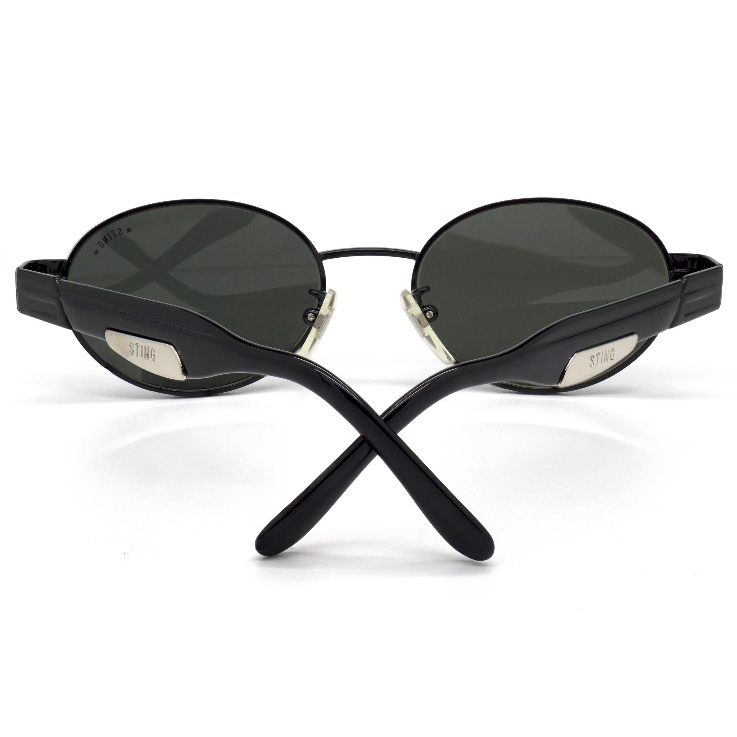 Sting oval sunglasses, Italy  In New Condition For Sale In Santa Clarita, CA
