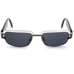 Lunettes de soleil vintage rectangulaires Sting, Italie années 90