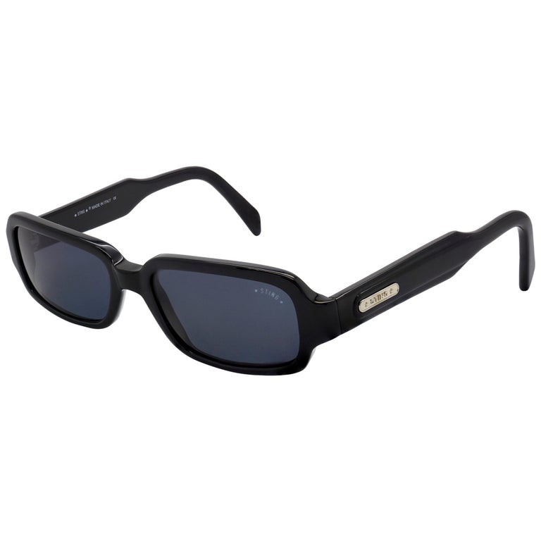 Sting rectangular vintage sunglasses, Italy 90s For Sale at 
