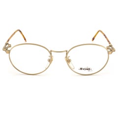 Sting steampunk glasses frame with spring hinges, Italy 90s
