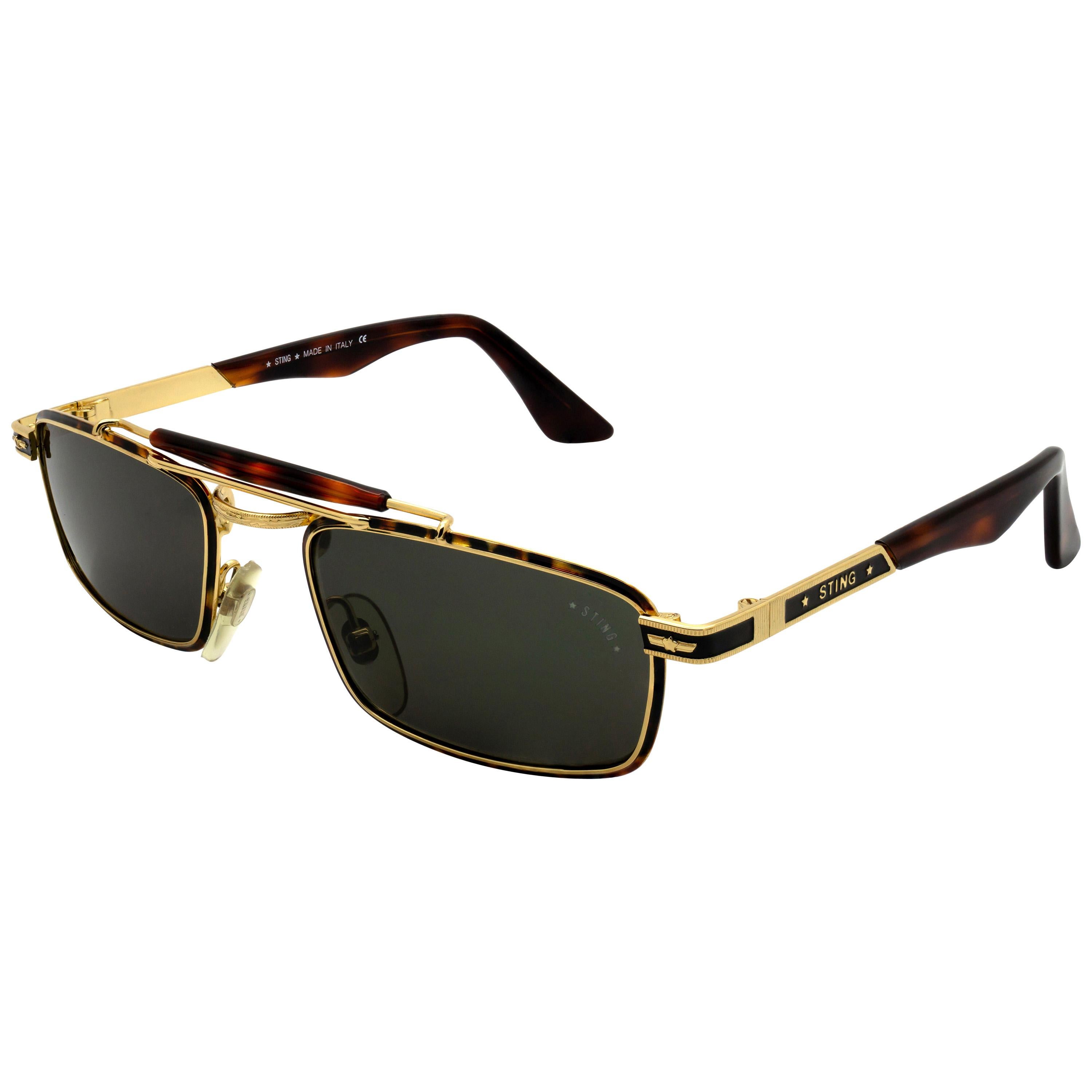 LOUIS VUITTON LV Moon Pearl Square Sunglasses Black Acetate & Metal. Size E