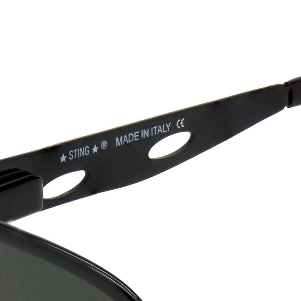 Sting vintage sunglasses, Italy 90s In New Condition For Sale In Santa Clarita, CA