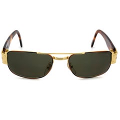 Sting Vintage-Sonnenbrille, hergestellt in Italien. Gold aviator-Sonnenbrille 80er Jahre