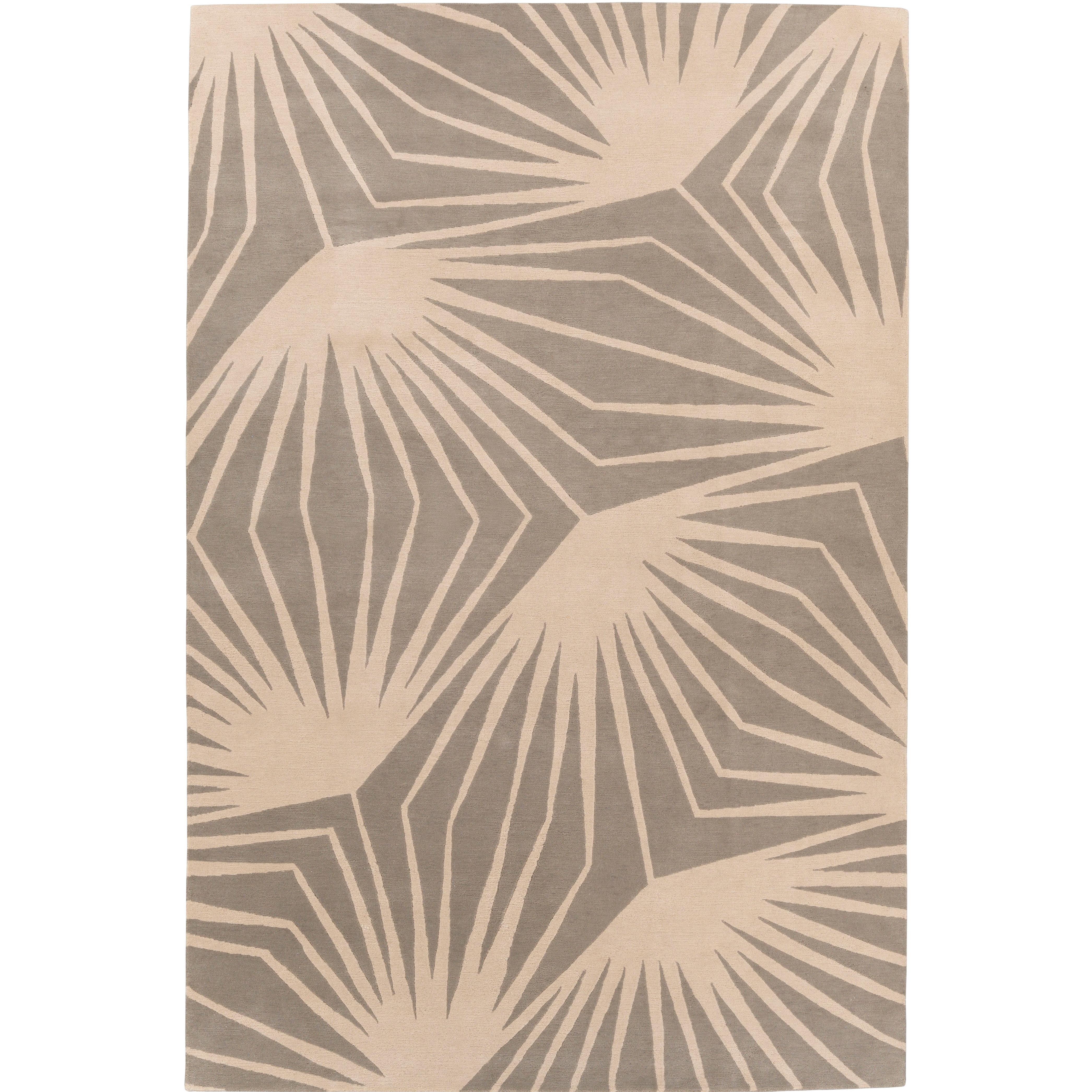 Stingray Neutral Hand-Knotted 10x8 Rug in Wool by Alexandra Champalimaud For Sale