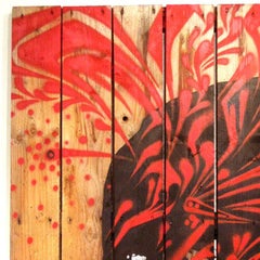 Ohne Titel #5 (Schwarz mit Rot)