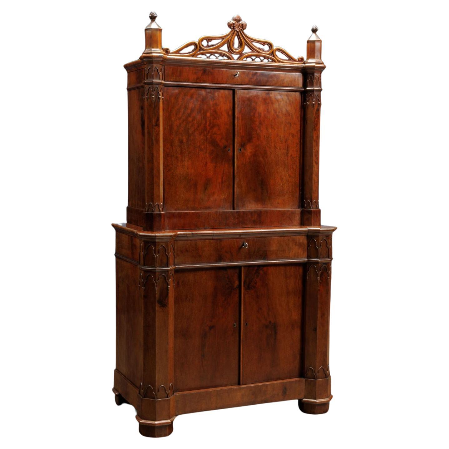 Coin cabinet, Piedmont, second quarter of the 19th century For Sale