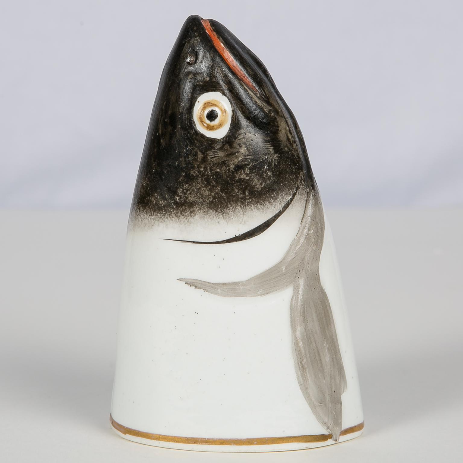 19th Century Stirrup Cup in the Form of a Fish