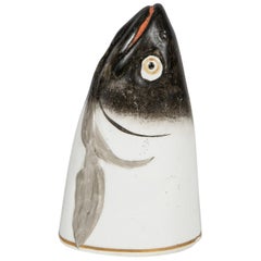 Antique Stirrup Cup in the Form of a Fish