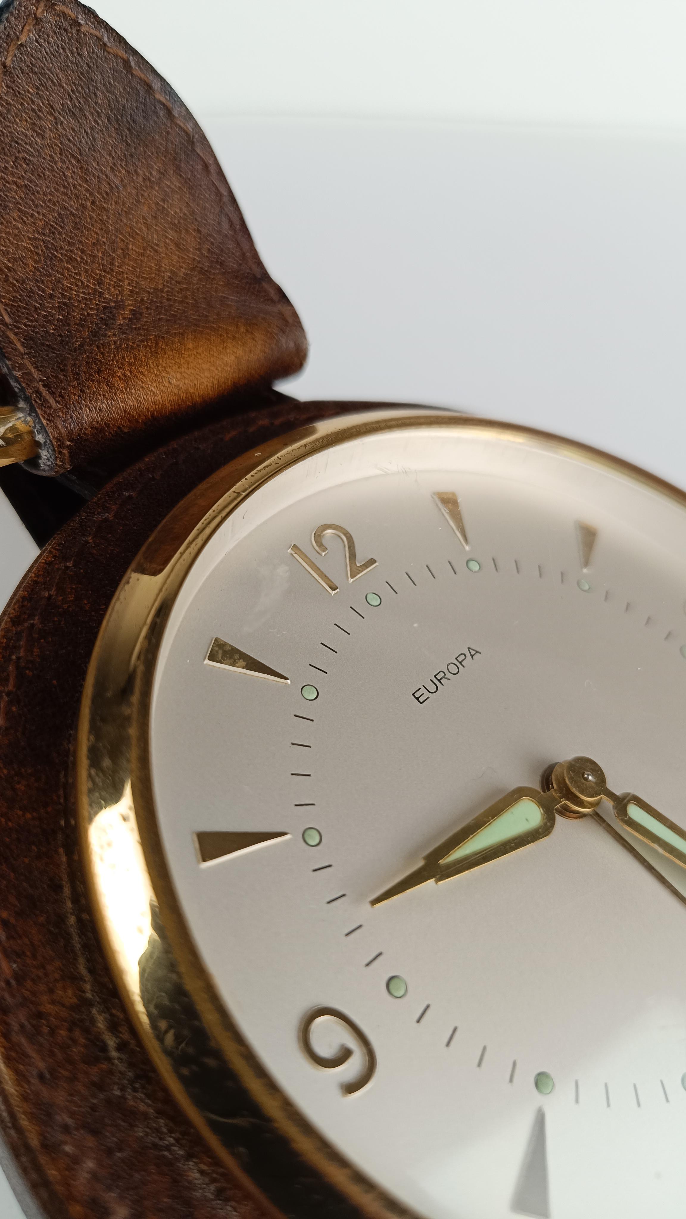 Stirrup Desk Alarm Clock in the style of Paul Dupré-Lafon for Hermès By Europa For Sale 11