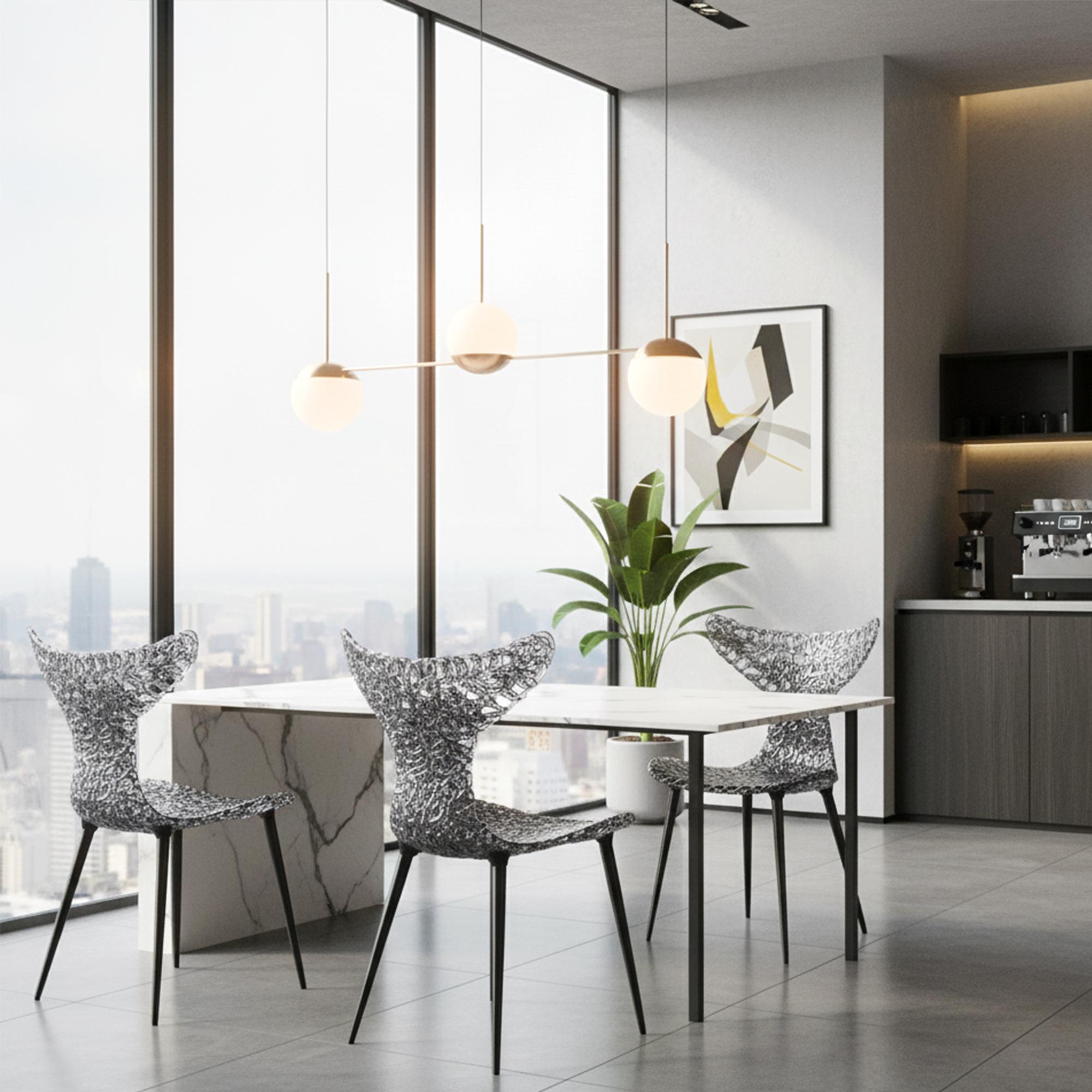 Innovativer Stuhl - Fließendes Design mit Lichtreflexen und kräftigen Farboptionen im Angebot 2