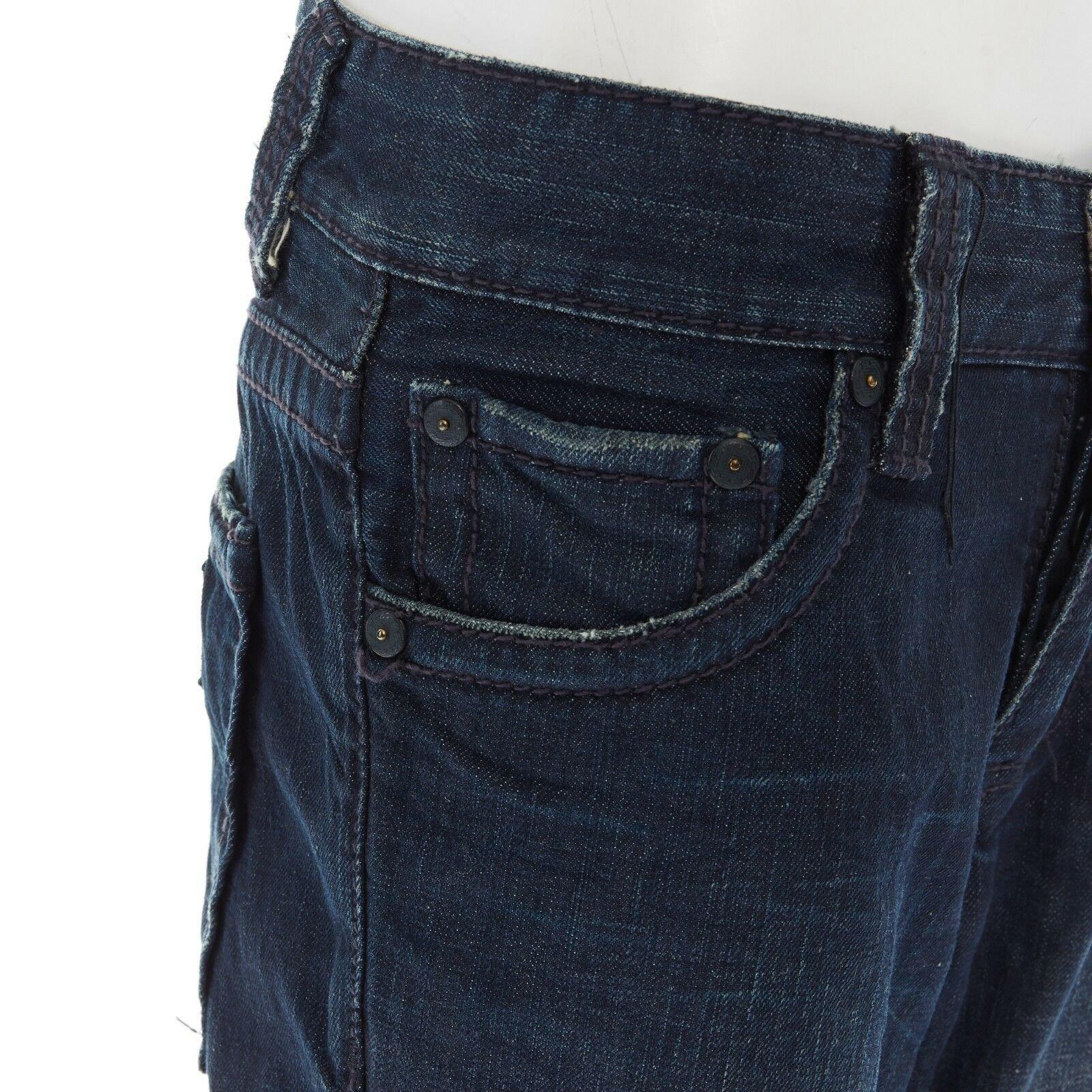 Women's STITCH'S Black Label dark washed denim straight leg jeans 29