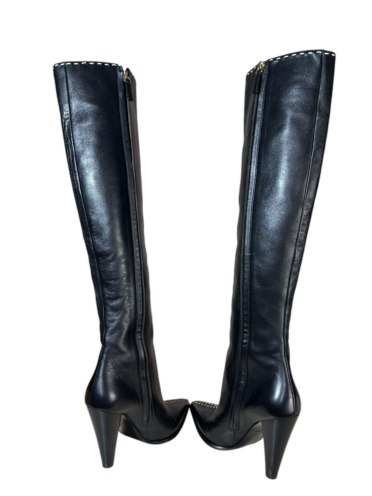 Bottes en cuir Tom Ford en excellent état en vente 3