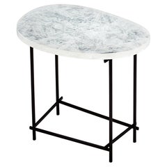 Stix occasional kiln cast glass and steel side tables 