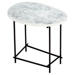 Stix occasional kiln cast glass and steel side tables