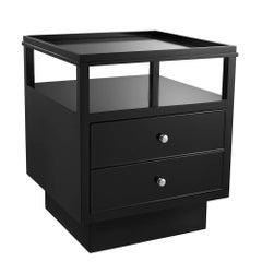 Stix Side Table in Black Brass Finish