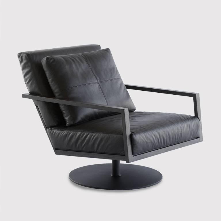 Contemporary STM Full Arm Swivel Base Armchair In New Condition For Sale In Cape Town, Western Cape
