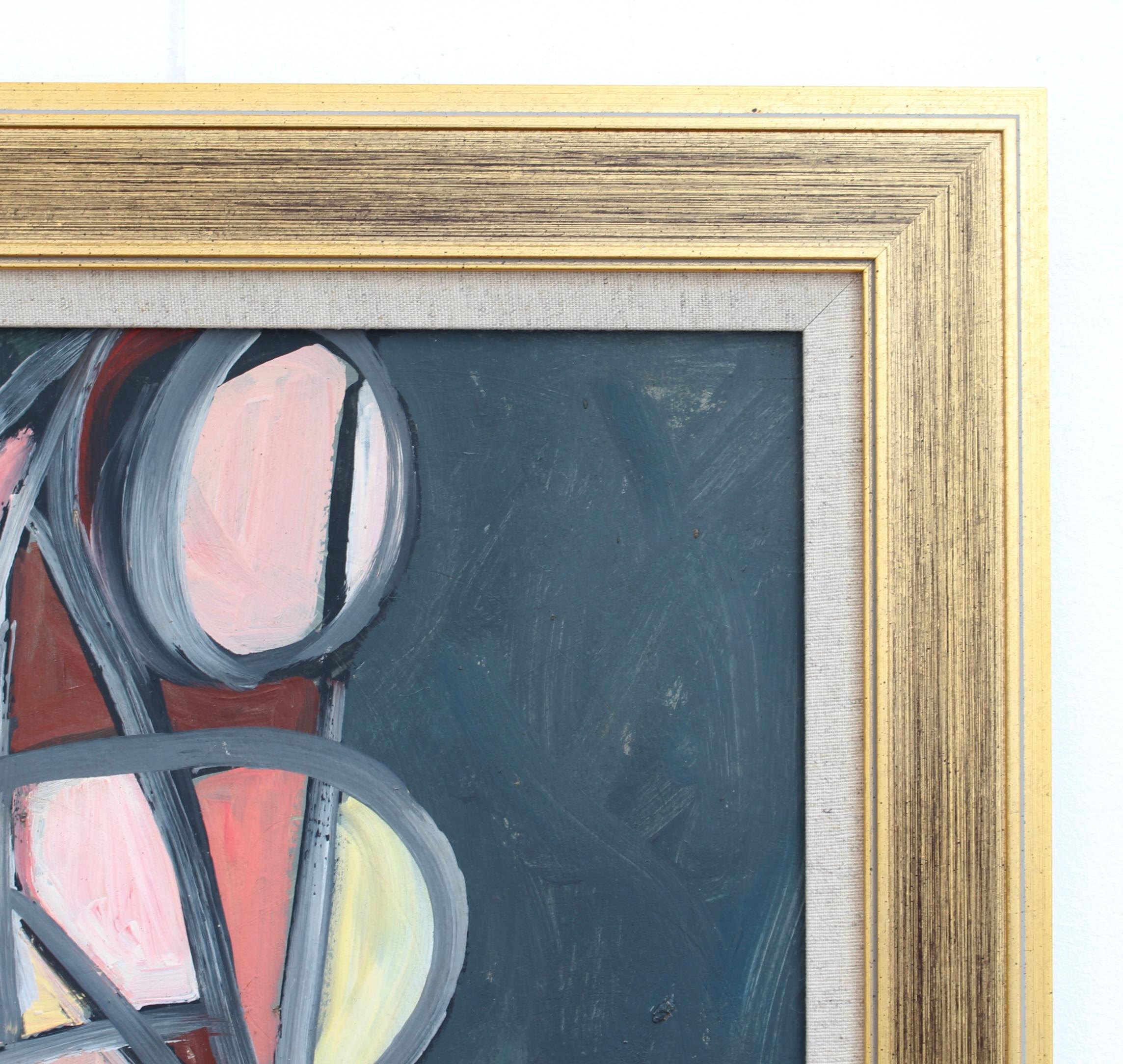 Abstract Prism: Radiant Cubist Figure For Sale 9
