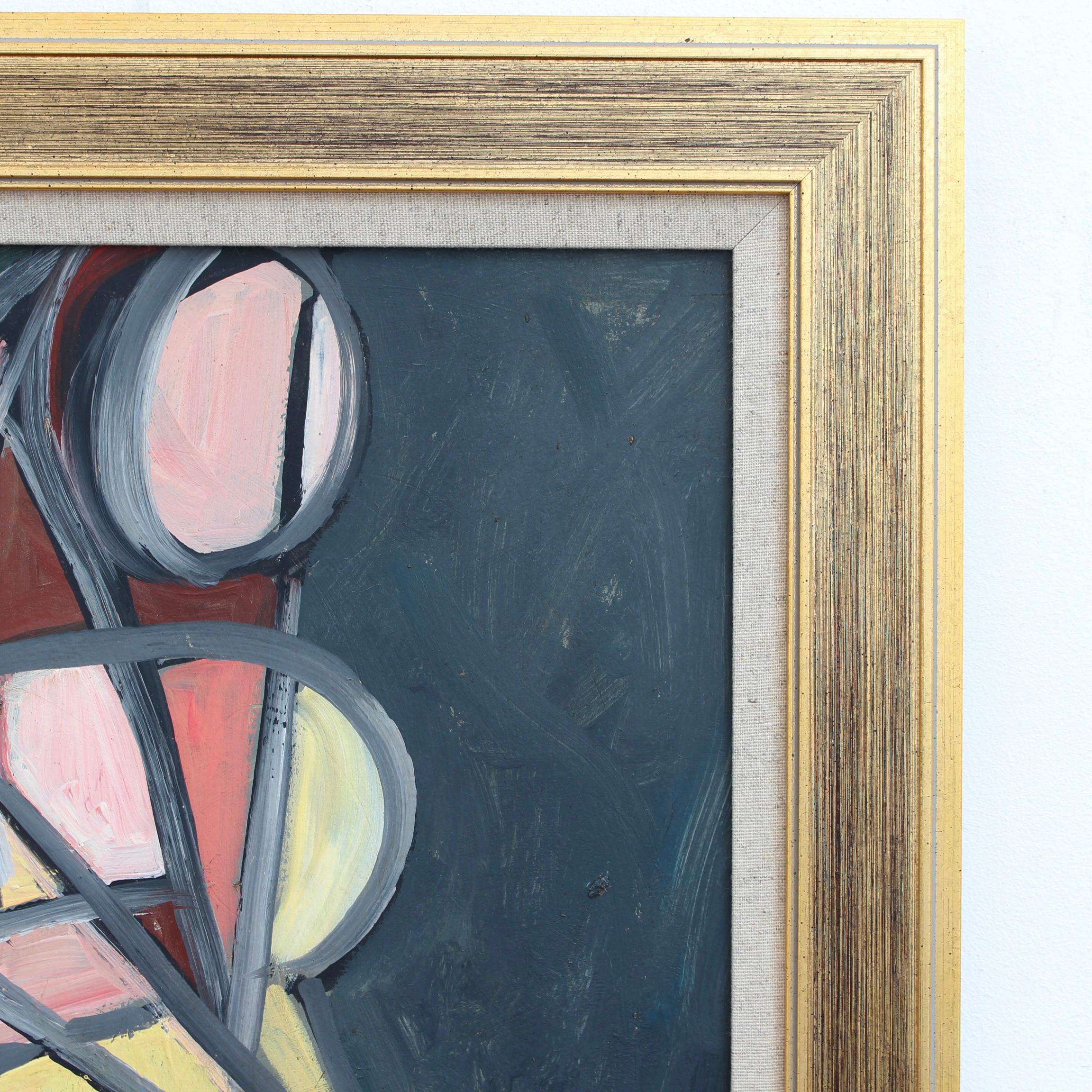 Abstract Prism: Radiant Cubist Figure For Sale 1