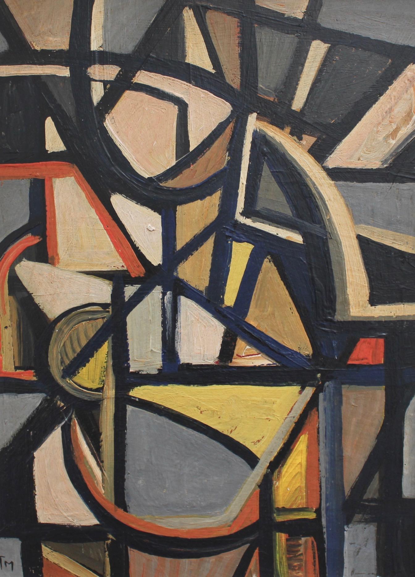 STM Portrait Painting - Cubist Abstraction