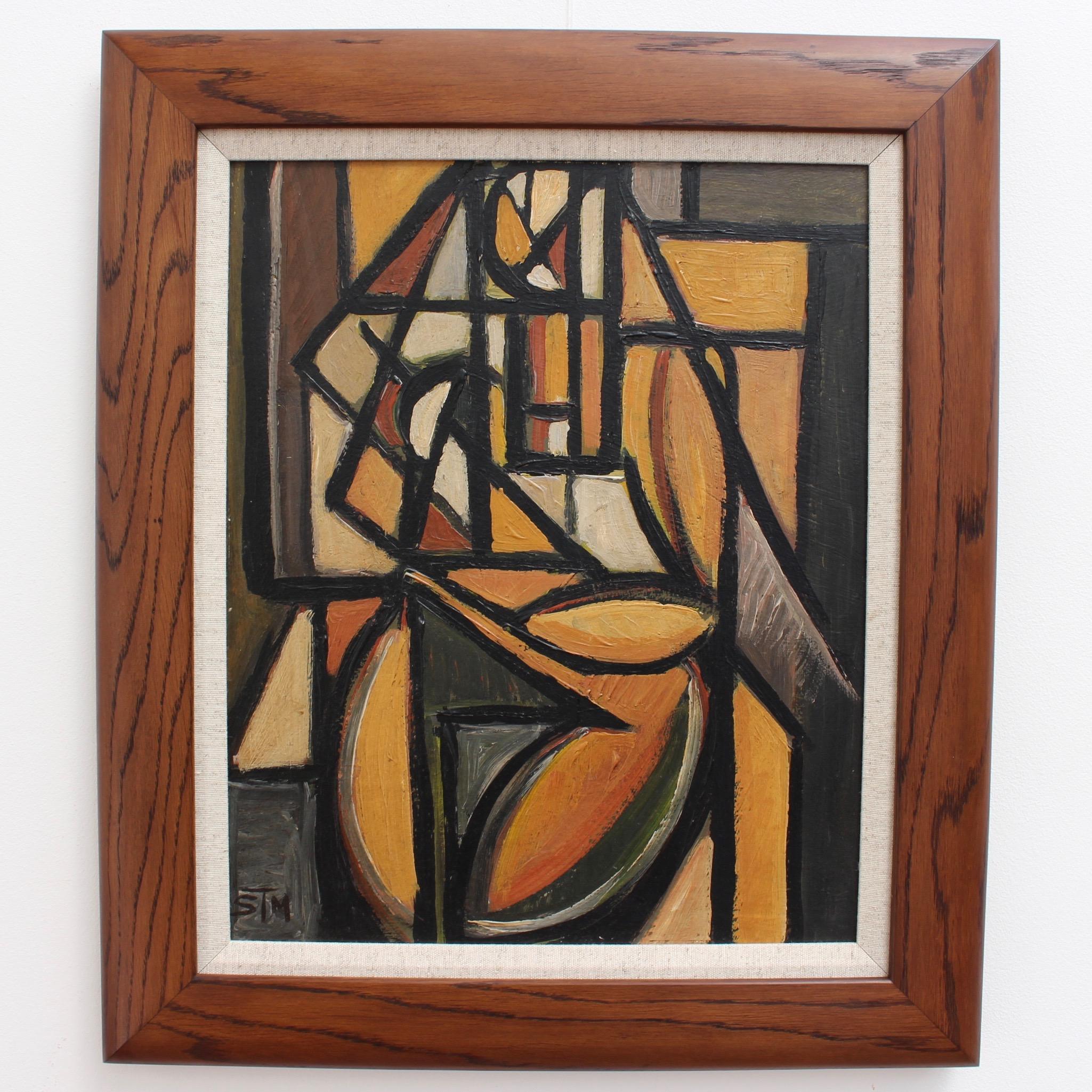 Cubist Figure 2  - Painting by STM