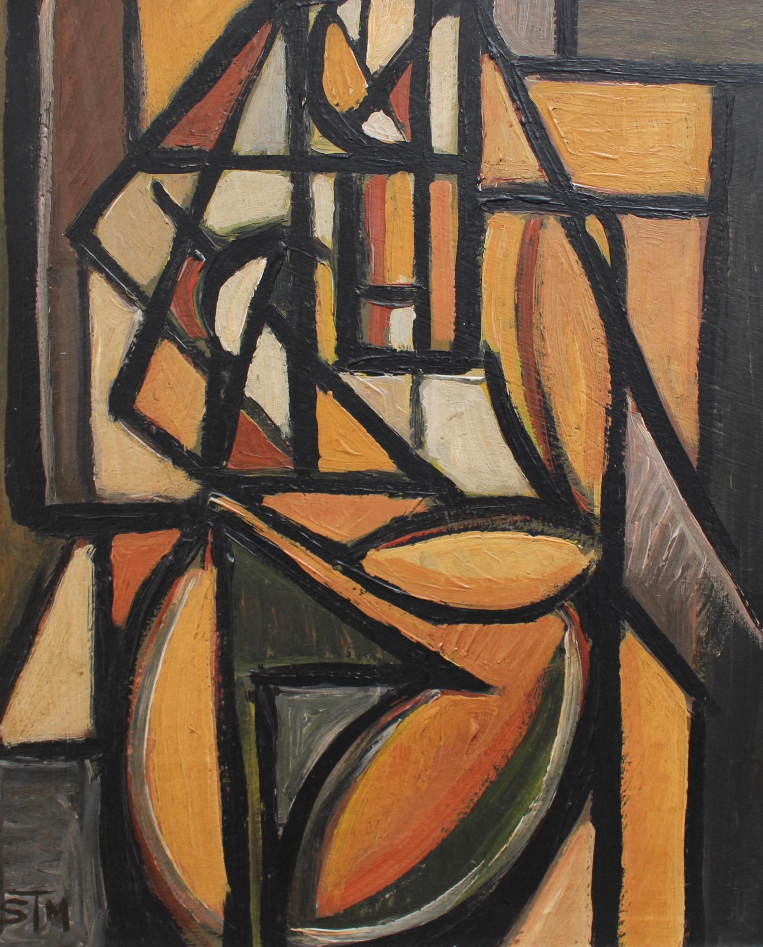STM Portrait Painting - Cubist Figure 2 