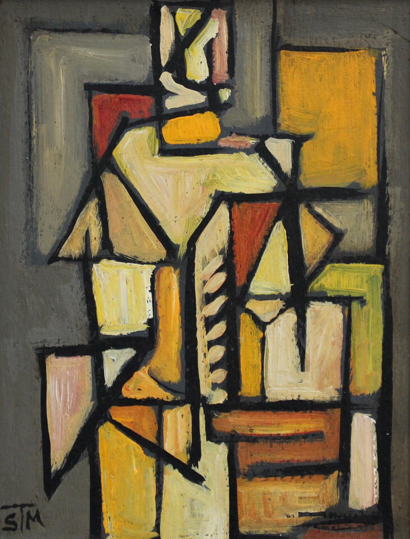 STM Portrait Painting - Cubist Figure