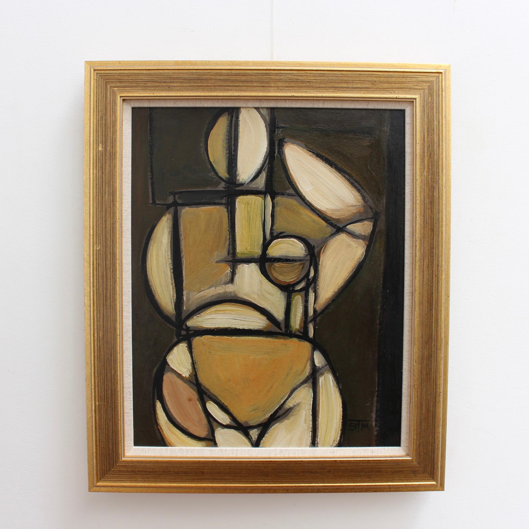 Cubist Nude - Painting by STM