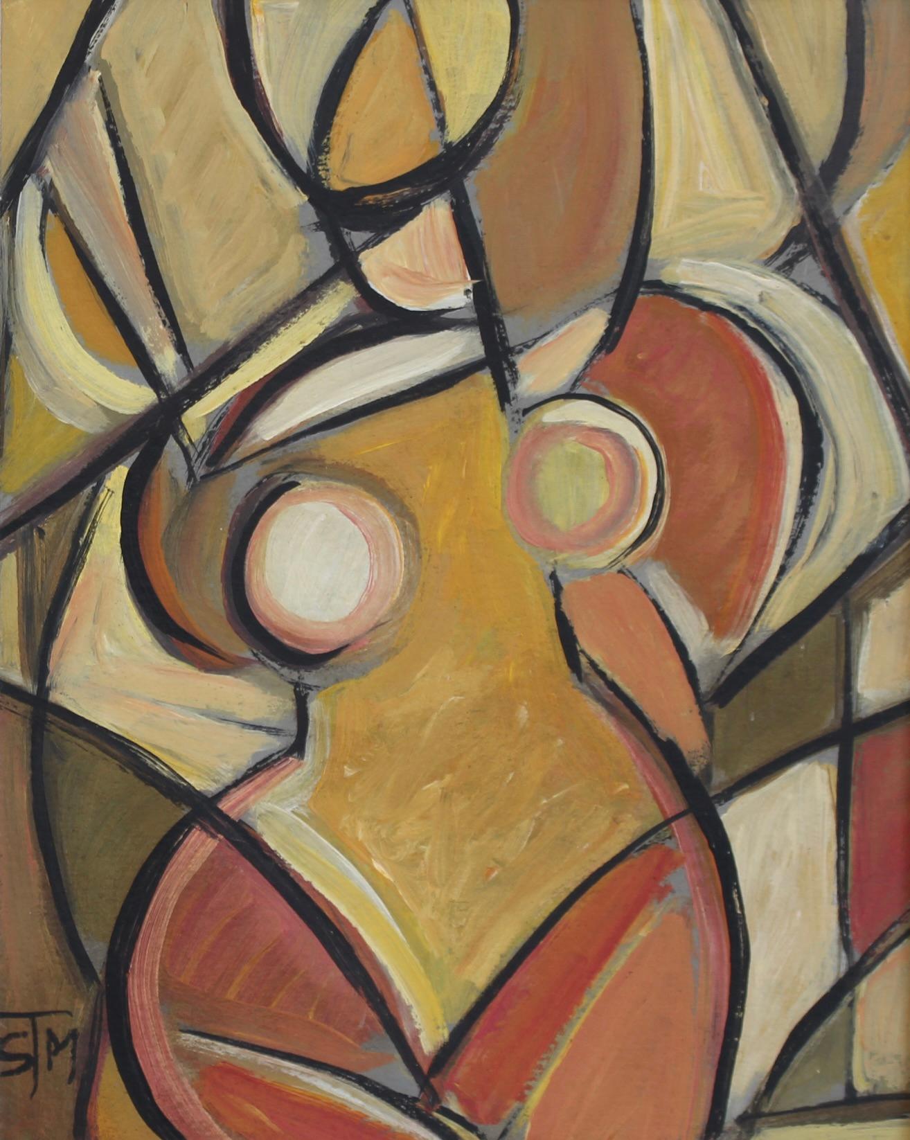 Echoes of the Avant-Garde: Mid-Century Visions IX - Painting by STM