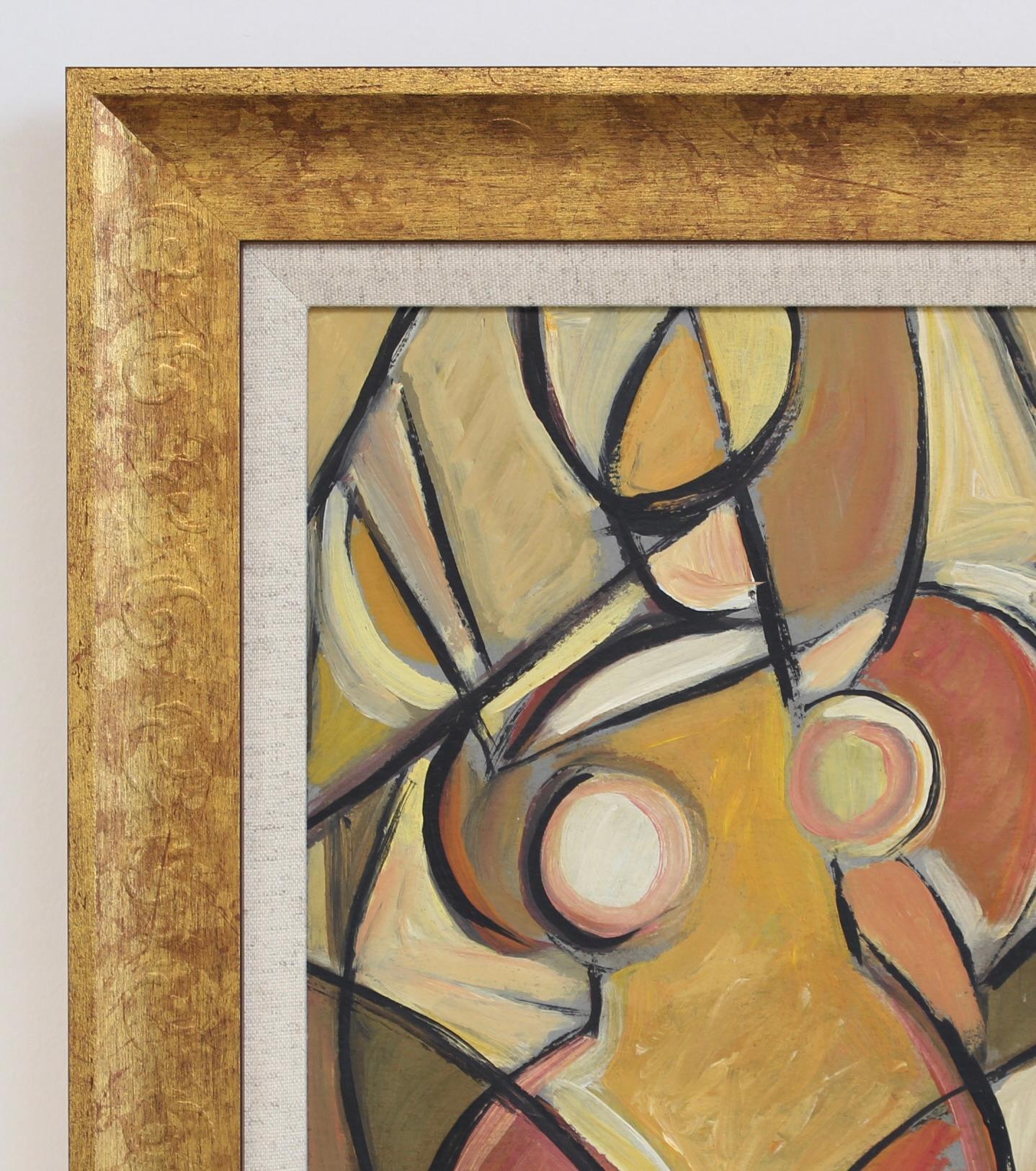 Echoes of the Avant-Garde: Mid-Century Visions IX - Cubist Painting by STM