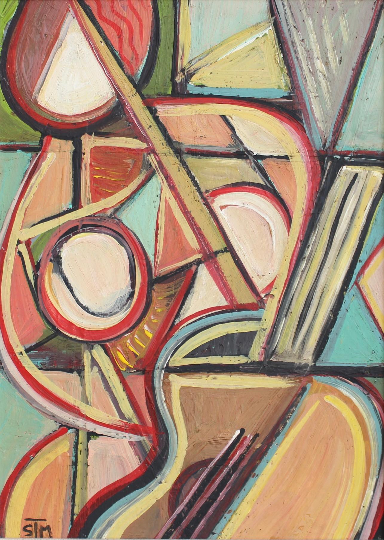 Echoes of the Avant-Garde: Mid-Century Visions VI - Painting by STM