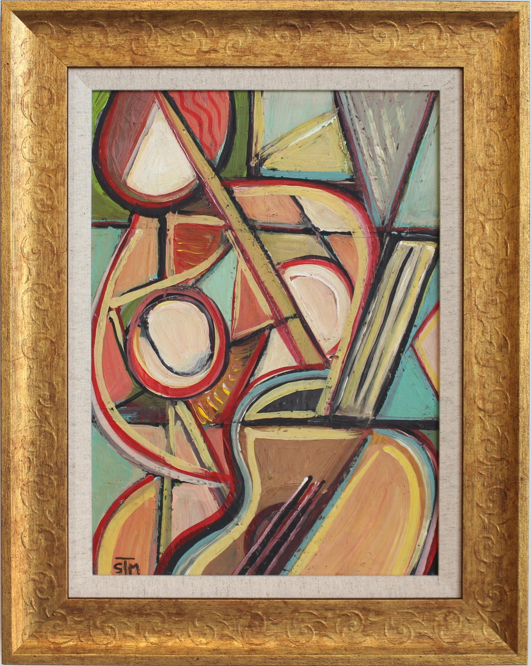 STM Abstract Painting - Echoes of the Avant-Garde: Mid-Century Visions VI