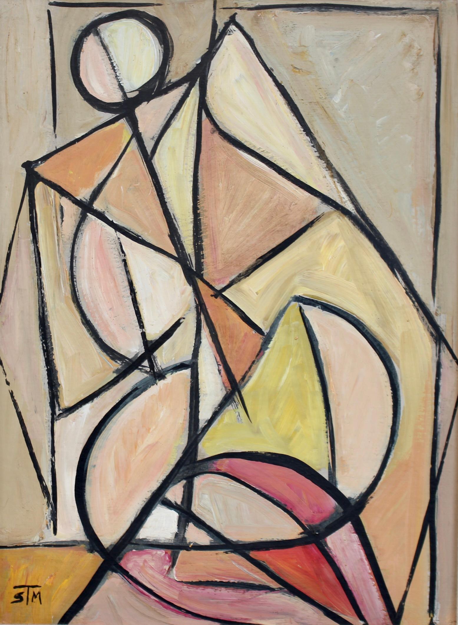 Echoes of the Avant-Garde: Mid-Century Visions X - Painting by STM