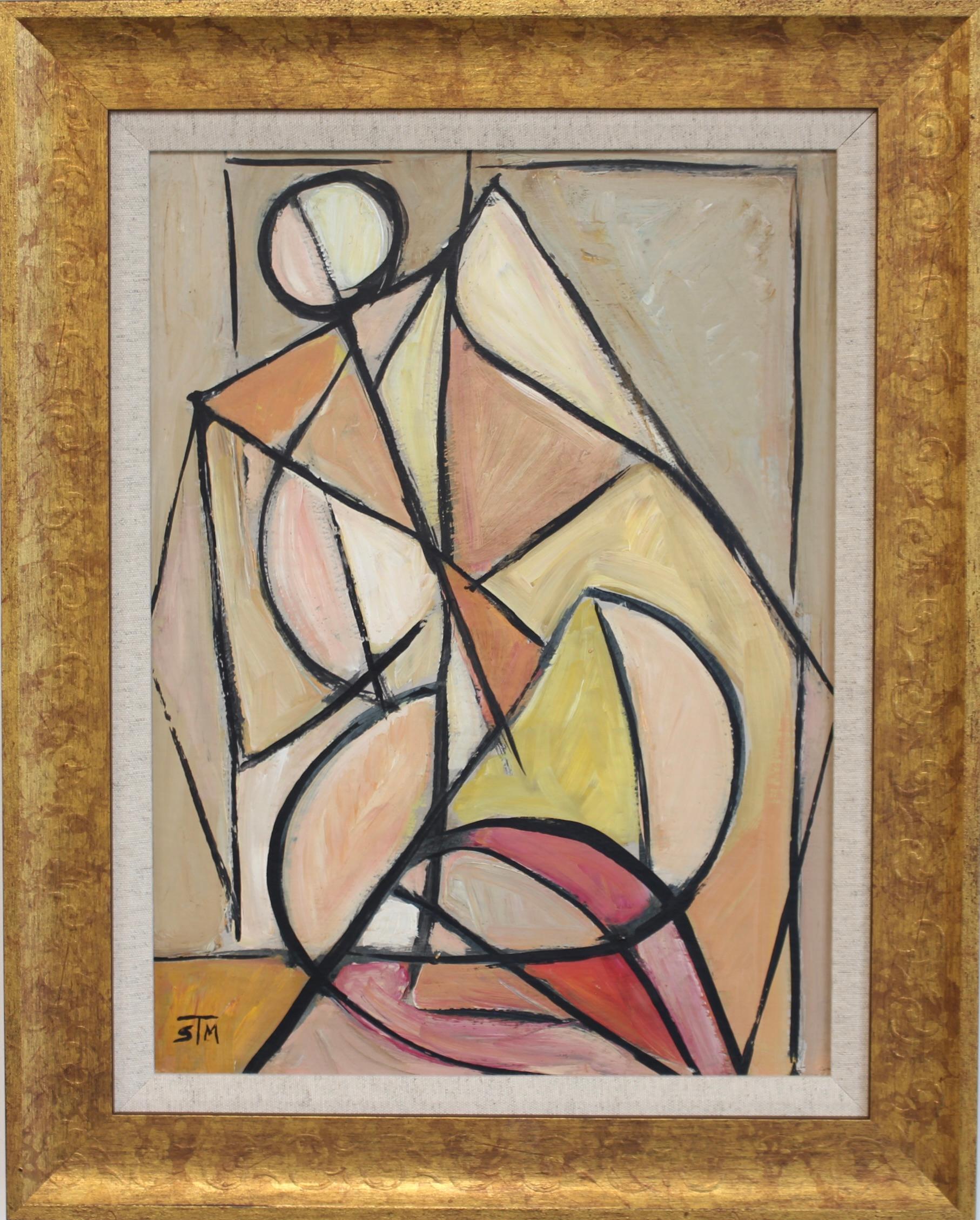 STM Abstract Painting - Echoes of the Avant-Garde: Mid-Century Visions X