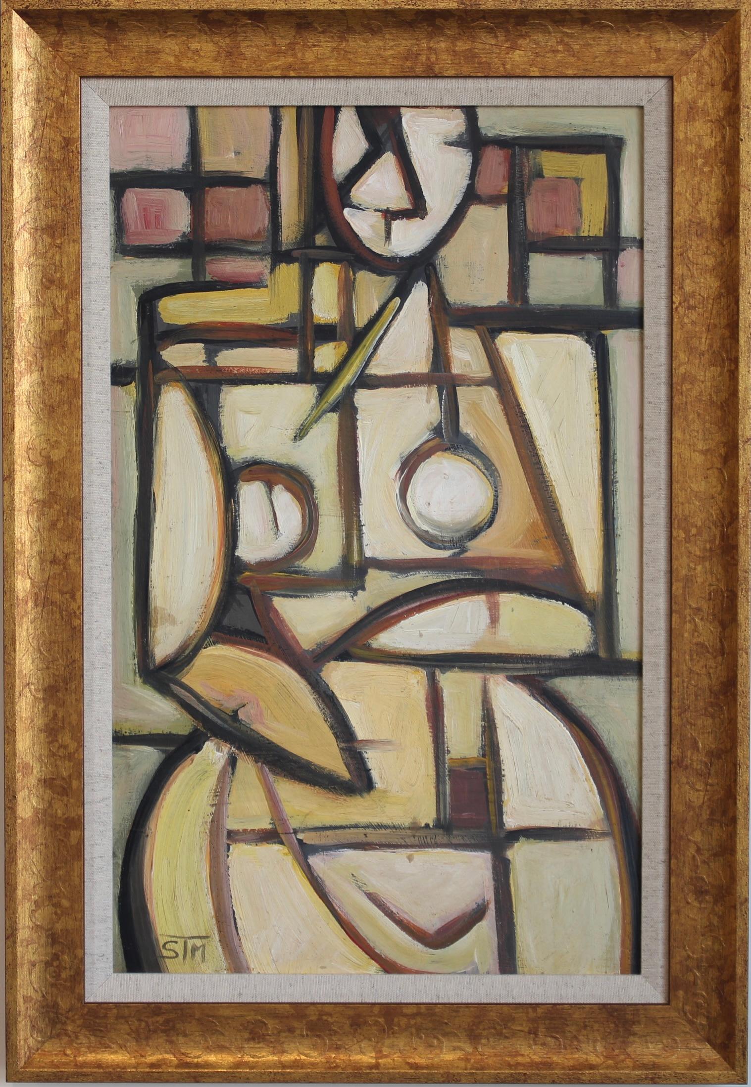 STM Abstract Painting - Echoes of the Avant-Garde: Mid-Century Visions XV