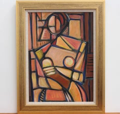 Retro Portrait of a Cubist Woman