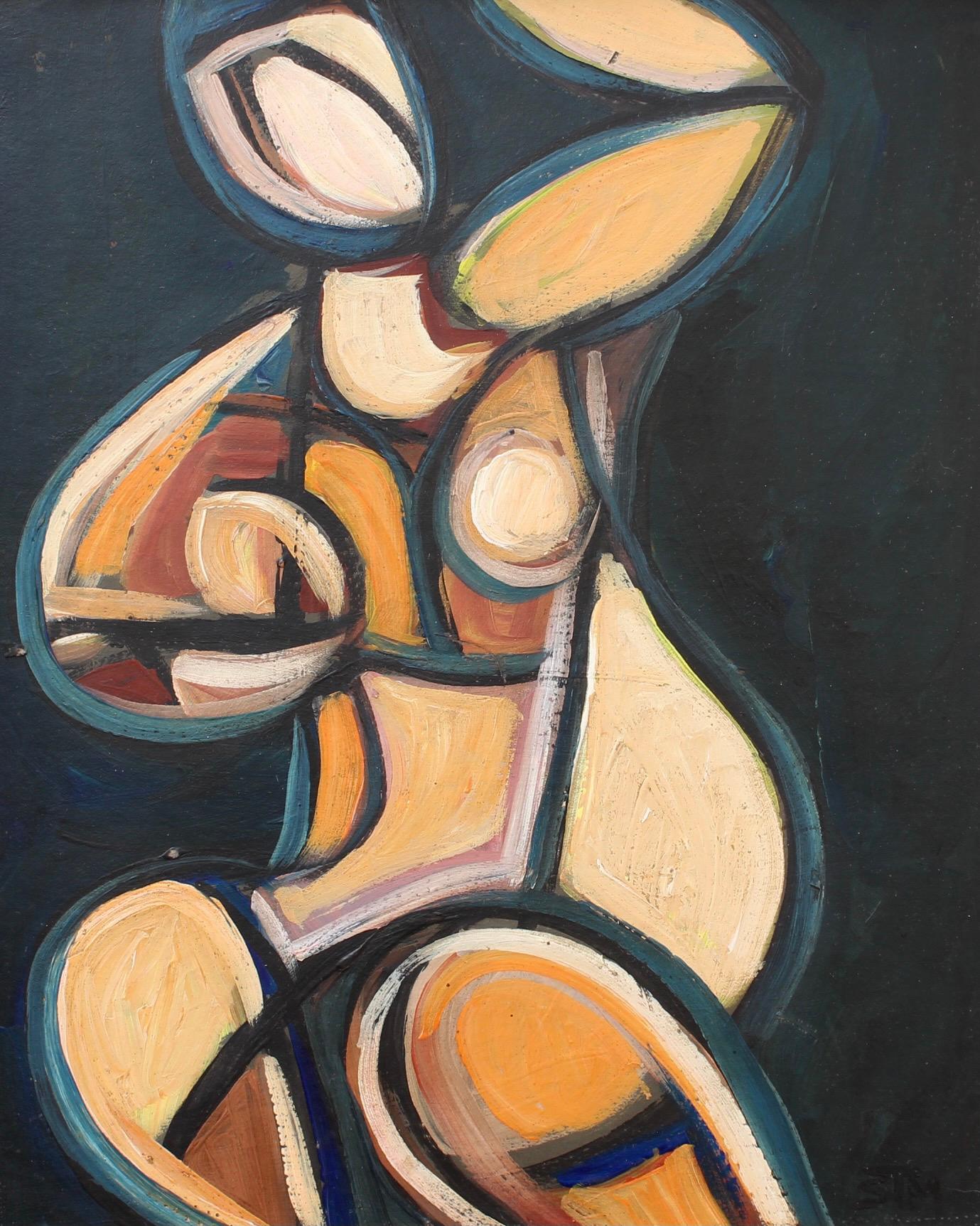 STM Abstract Painting - Posing Nude