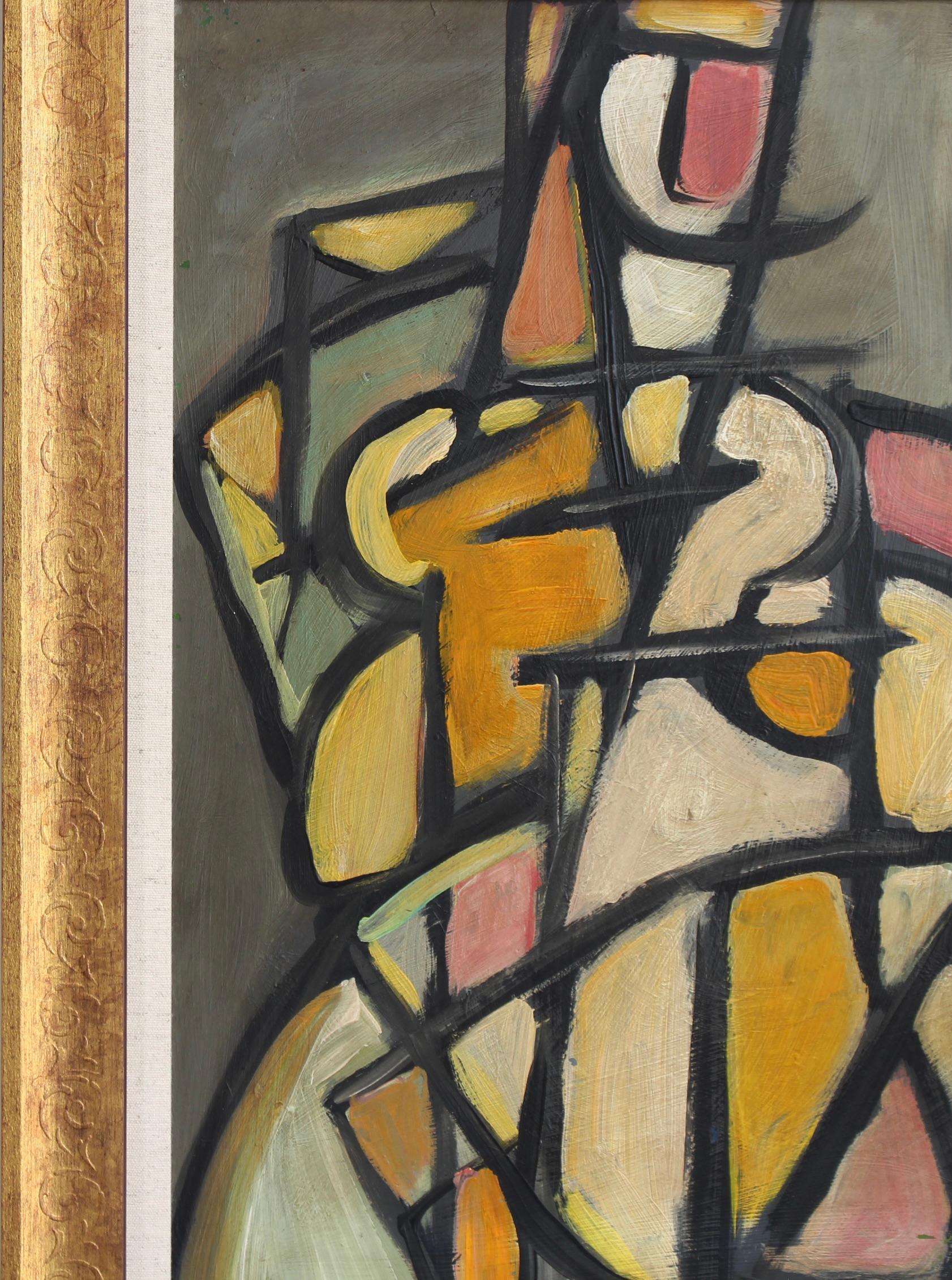 Die Vanguard-Serie Nr. III: Eine Collection europäischer Abstraktionen der Nachkriegszeit (Braun), Portrait Painting, von STM
